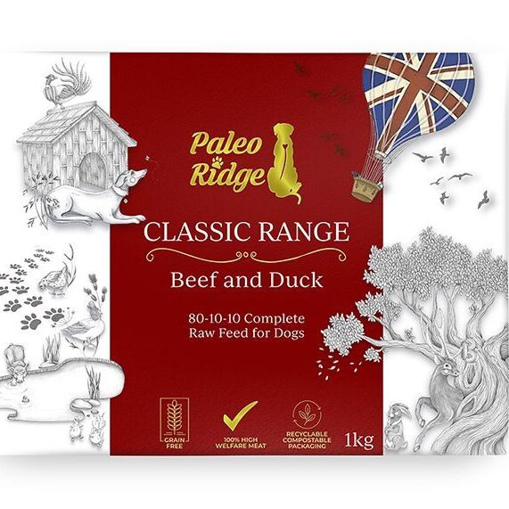 Paleo Ridge Beef & Duck Classic Range 1kg