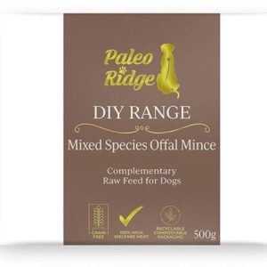 Paleo Ridge Mixed Species Offal Mix 500g (lamb & Beef)