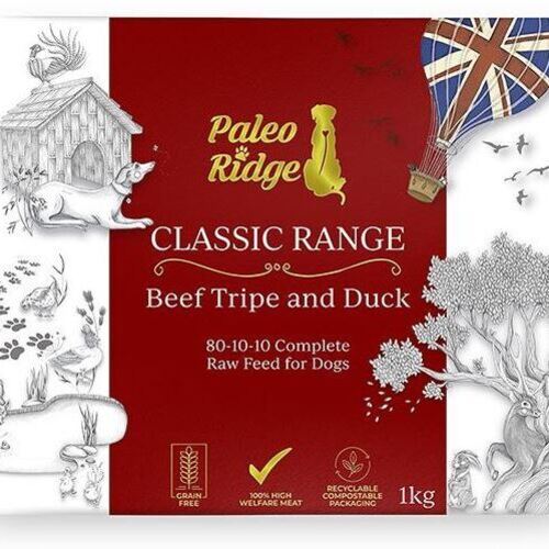 Paleo Ridge Classic Beef Tripe & Duck 1kg