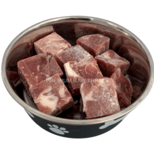 boneless pork chunks premium raw dog food