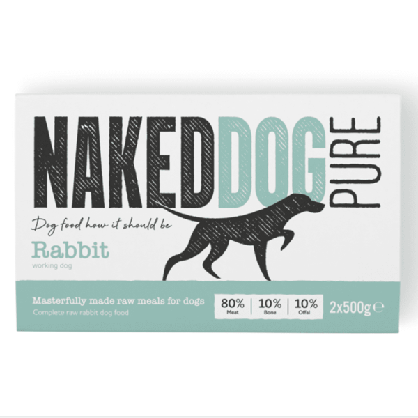 Naked Dog Pure Rabbit 80:10:10 Raw Dog Food