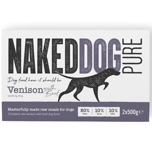 Naked Dog Pure Venison & Beef Raw Dog Food