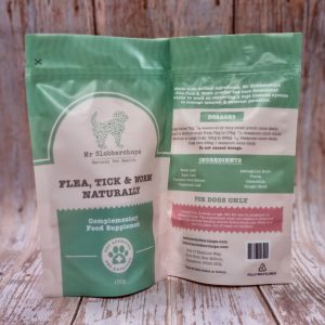 Mr Slobberchops Flea, Tick & Worm Natural In Food Supplements for dogs