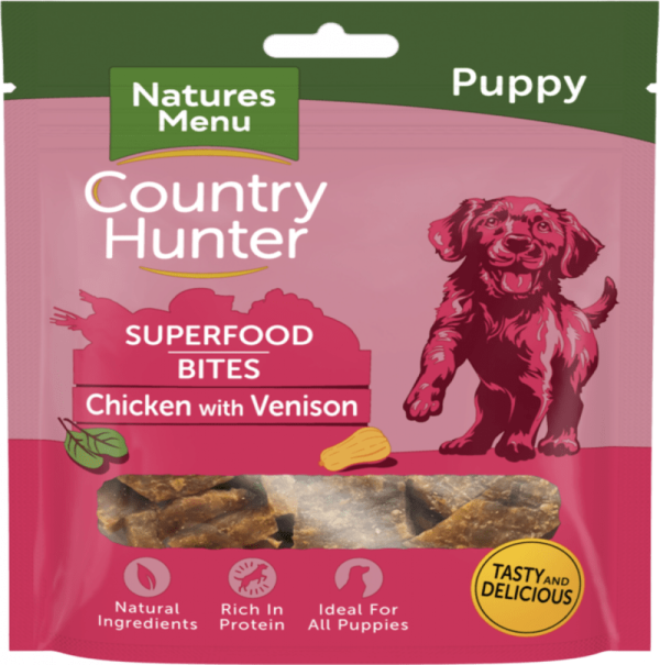 puppy treats natures menu superfood chicken venison greensforhealthypets