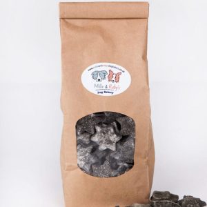 Millie & Ruby Breath & Tummt Tickler charcoal dog biscuits