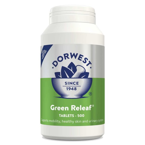 Dorwest Green Releaf Tablets for Cats & Dogs 100 tablets