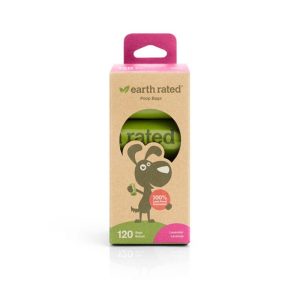 scented poo bags, Earth rated, Greensforhealthypets