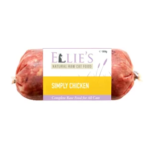 Ellies Raw Cat Food 180g Simply Chicken Complete